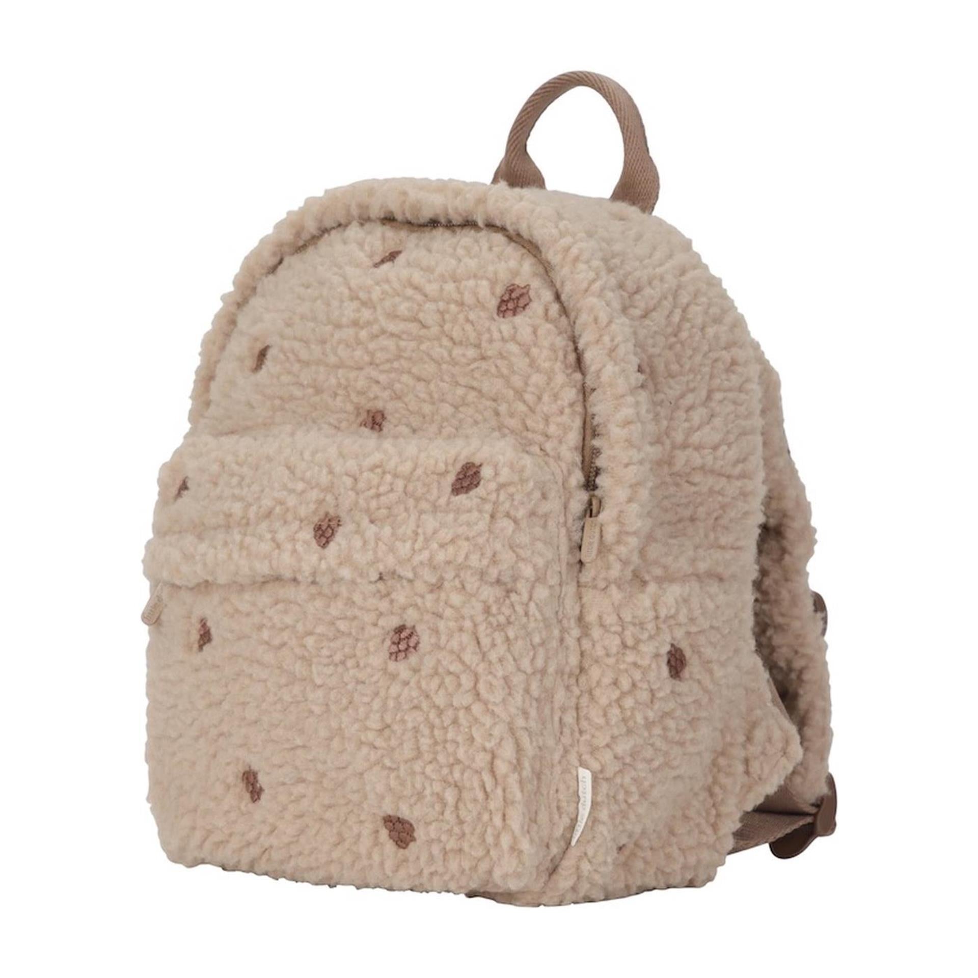 Little dutch teddy rugzakje taupe 23x7,6x30,5cm