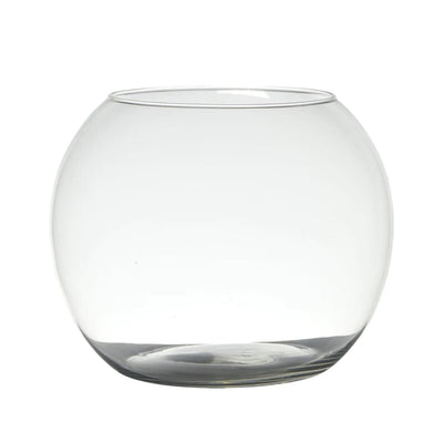 Hakbijl glass glazen bubble bol vaas h20xø25cm