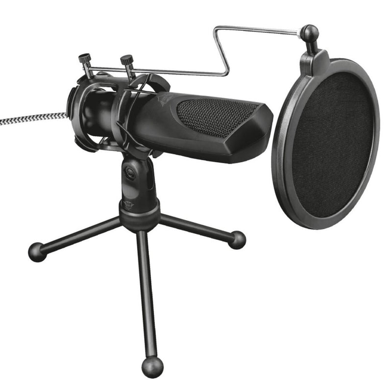 Trust gxt 232 mantis usb streaming microfoon zwart