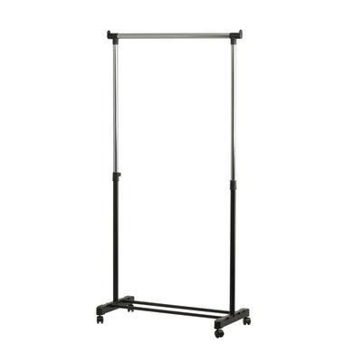 V-part kledingrek 84x170x43 cm zwart