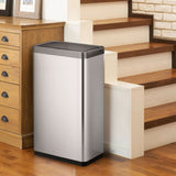 Eko vuilnisbak met sensor mirage x 80 l matzilverkleurig - afbeelding 1