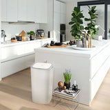 Eko afvalbak met sensor morandi 30 l wit - afbeelding 1