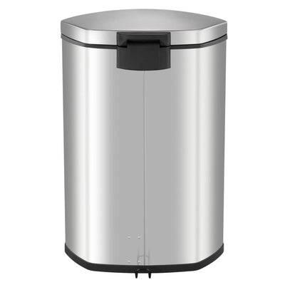 Eko pedaalemmer shell 50 l matzilverkleurig