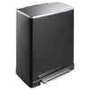 Eko pedaalemmer e-cube 50 l matzwart