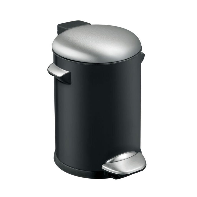 Eko vepa bins belle deluxe pedaalemmer 3l zwart zilver