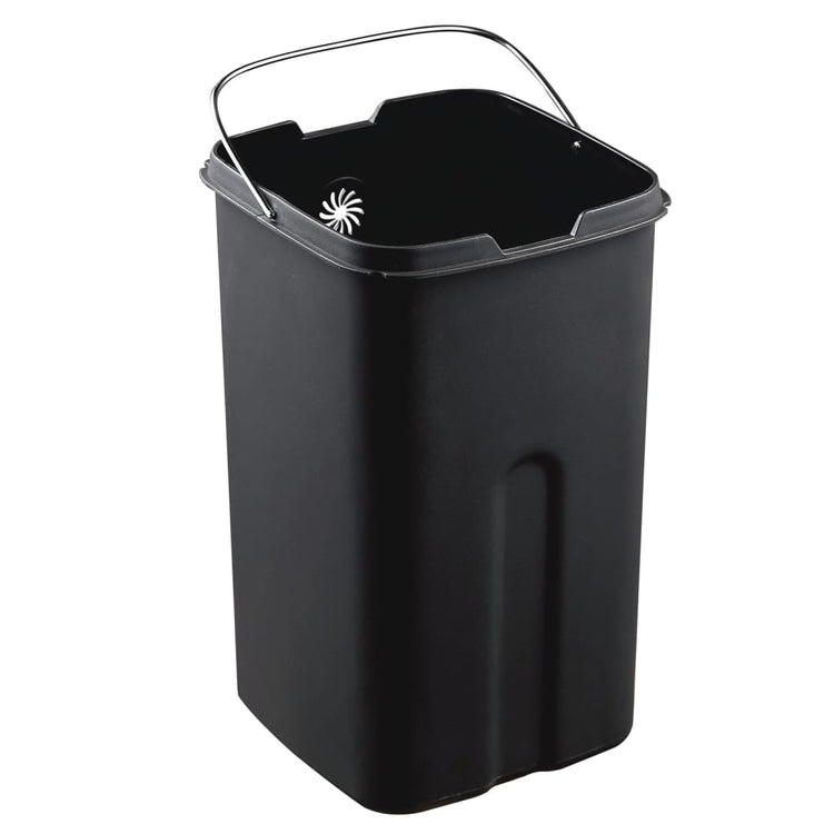 Eko afvalbak laguna 35 l matzilverkleurig