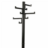 V-part v-part kapstok staand met 8 haken porcelain 178 cm zwart - afbeelding 2
