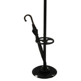 V-part v-part kapstok staand met 8 haken porcelain 178 cm zwart - afbeelding 3