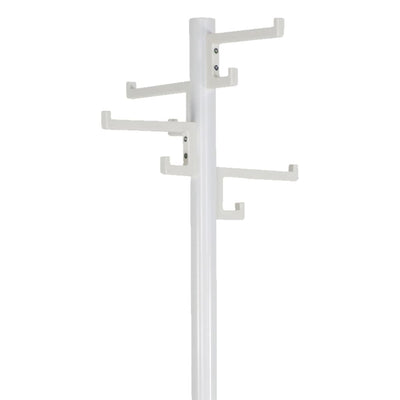 V-part kapstok staand met 8 haken porcelain 178 cm wit
