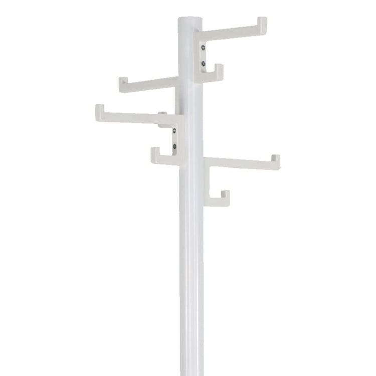 V-part kapstok staand met 8 haken porcelain 178 cm wit