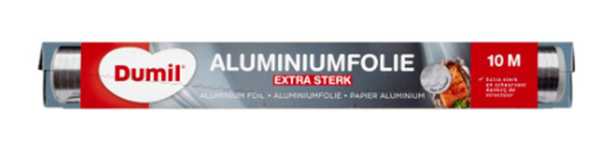 Dumil aluminiumfolie 10m extra sterk