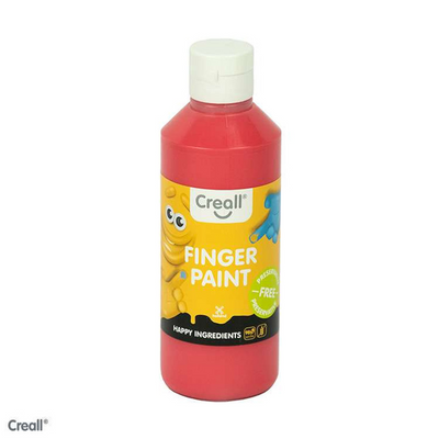 Creall vingerverf conserveringsvrij rood - 250ml