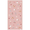 Little dutch pink flowers strandlaken 60x120 cm lichtroze