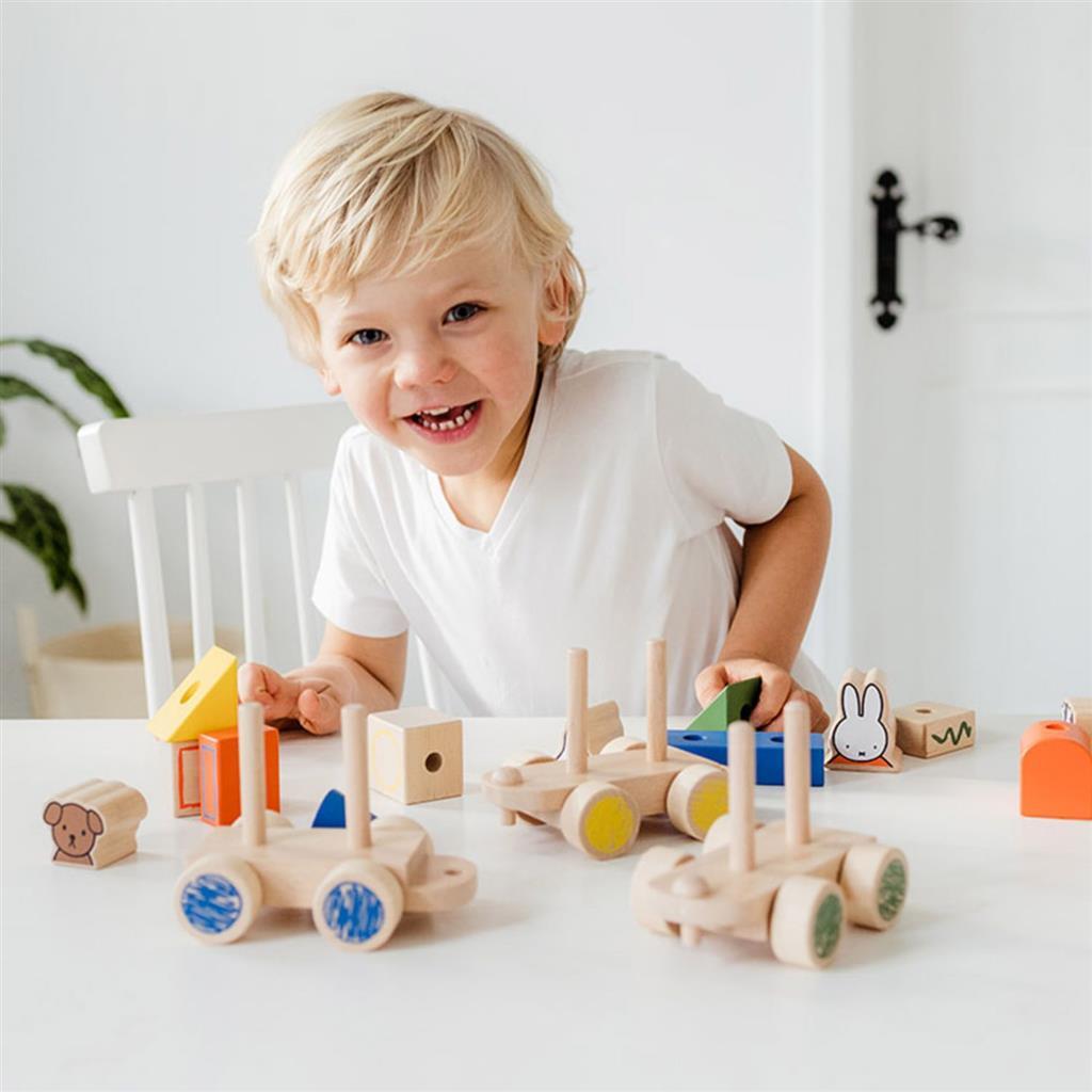 Bambolino Toys Blokkentrein Hout