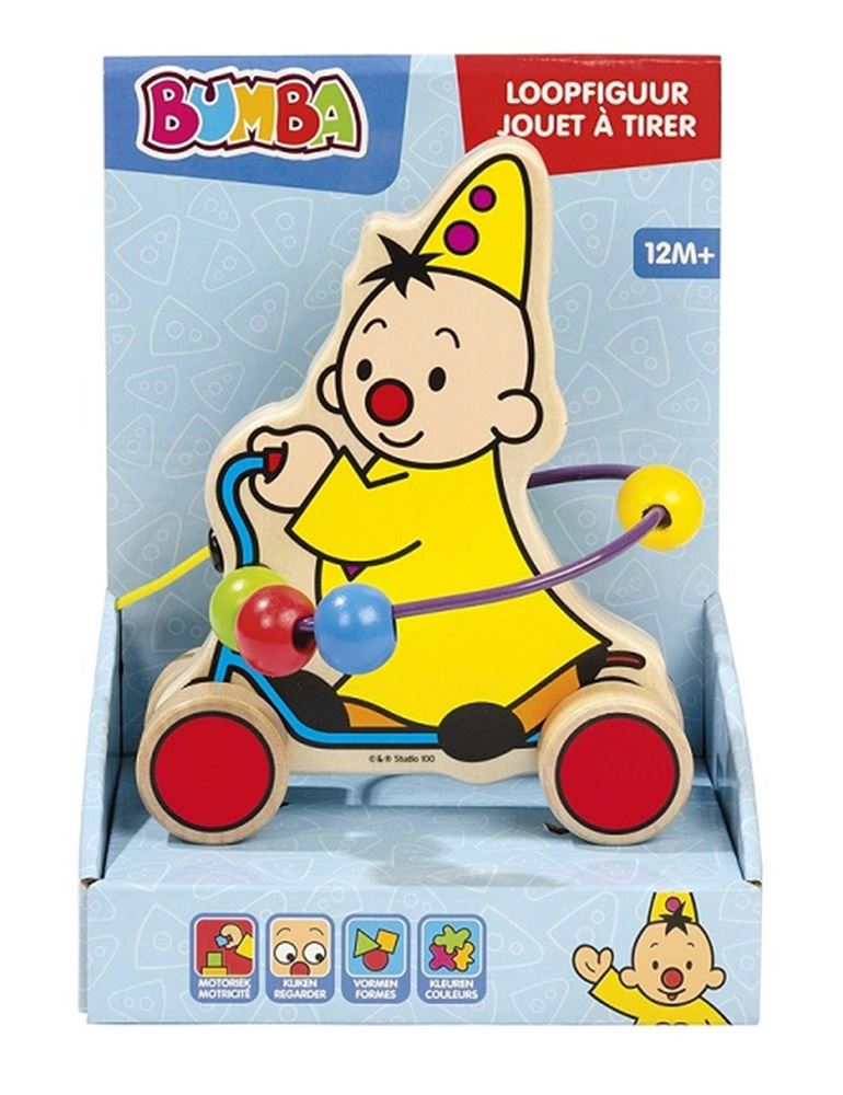 Bambolino toys bumba trekfiguur hout. 1+