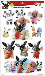 Bing raamstickers maxi. 3+. 58x33x0.2 cm | 6 stuks - afbeelding 1
