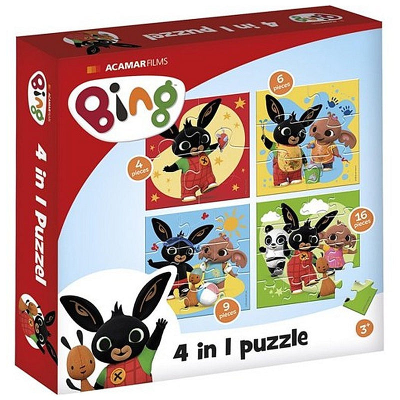 Bing 4in1 puzzel 4-16 stukjes