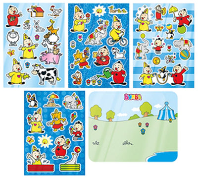 Totum dsp bumba 50 herbruikbare raamstickers.