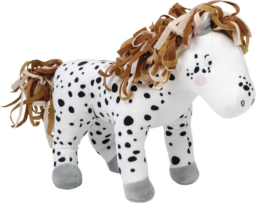 Bambolino toys knuffel pluche fien en teun - stip de pony, 25cm