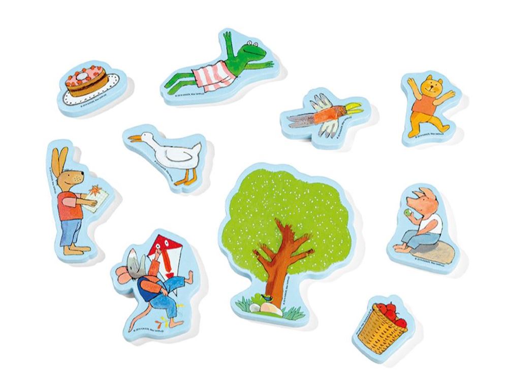 Bambolino kikker badspeelgoed badfiguren, educatief speelgoed in opbergnetje - peuter kleuter speelgoed - vanaf 1 jaar - toys