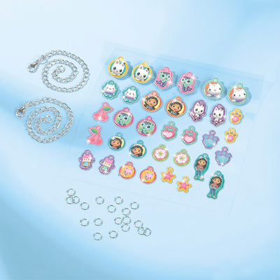 Totum gabby’s poppenhuis knutselset 2 in 1 glitter bedelarmbandjes maken blaaspennen en sjablonen gabby’s dollhouse creatief speelgoed meisjes cadeau tip