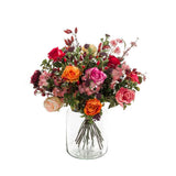 Emerald kunstboeket flame roses - afbeelding 2