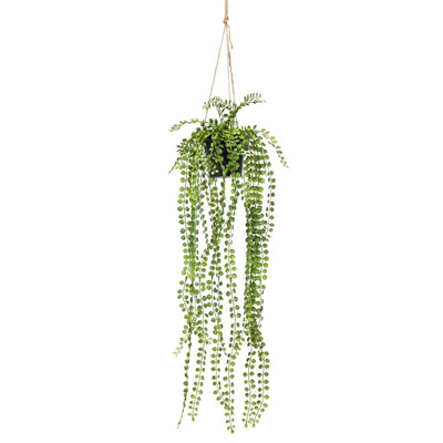 Emerald kunstplant hangend in pot ficus pumila 60 cm