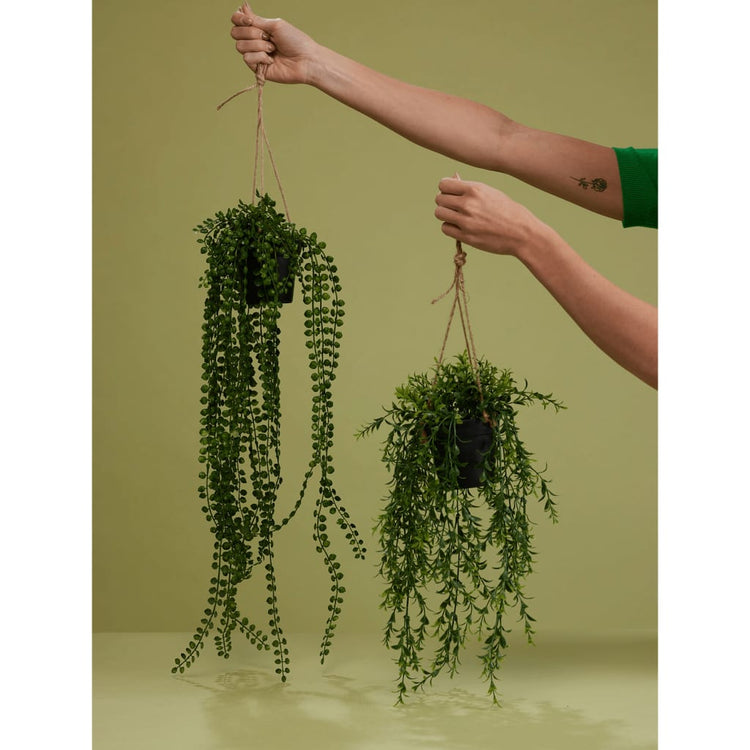 Emerald kunstplant hangend in pot ficus pumila 60 cm