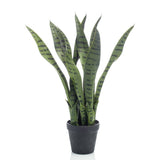 Emerald kunstplant sansevieria in pot 55 cm - afbeelding 2
