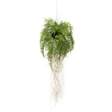 Emerald Emerald Kunstvaren hangend met wortels 35 cm - afbeelding 2