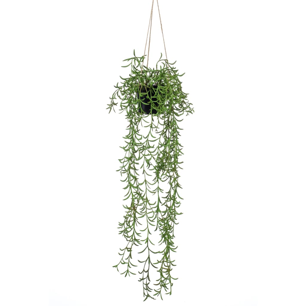 Emerald kunstplant hangend in pot senecio 70 cm