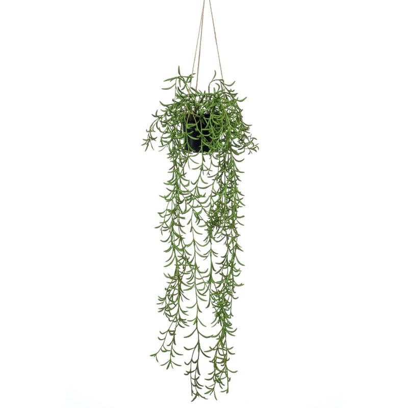 Emerald kunstplant hangend in pot senecio 70 cm