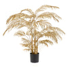 Emerald kunstplant goudpalm 145 cm goudkleurig