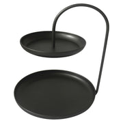 Lesli Living Lesli Living Etagère 2-laags Julie 31x30x40 cm zwart - afbeelding 2