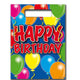 Folat bv uitdeelzakjes ballonnen happy birthday, 8st.