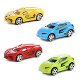 Toi-toys turbo racers verzamelkoffer + 4 auto #039;s + speelposter - afbeelding 2