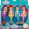 Mermaids Zeemeermin Pop Zusjes, 4st.