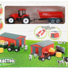 Toi-toys toi toys tractor set met schuur verschillende uitvoeringen