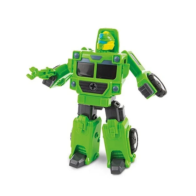 Toi-toys veranderrobot vuilniswagen speelgoed robot actiefiguur stadsleven.