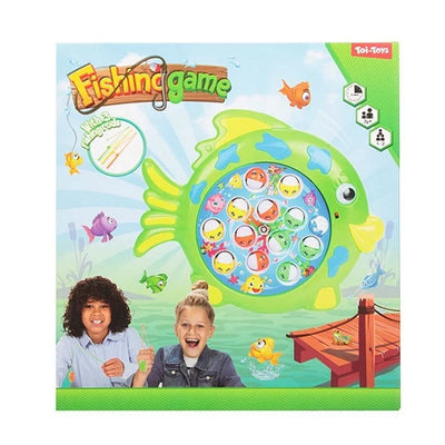 Toi-toys visspel draaischijf vang de vis met geluid