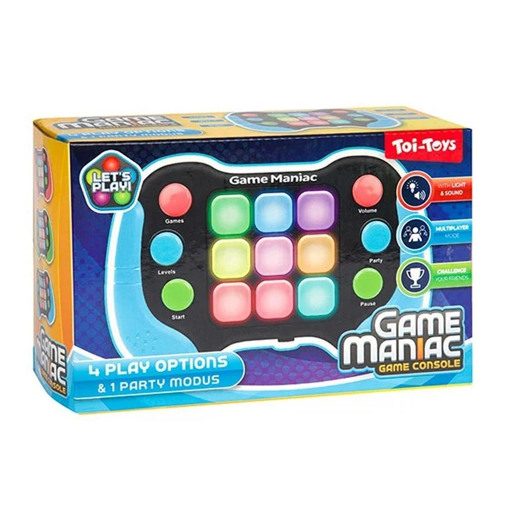 Toi-toys 4in1 game maniac + licht en geluid assorti