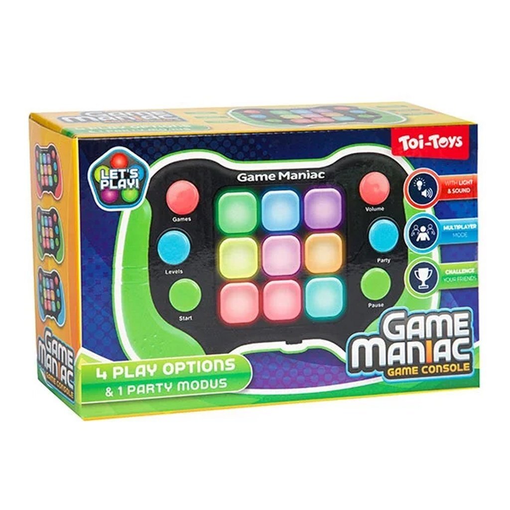 Toi-toys 4in1 game maniac + licht en geluid assorti