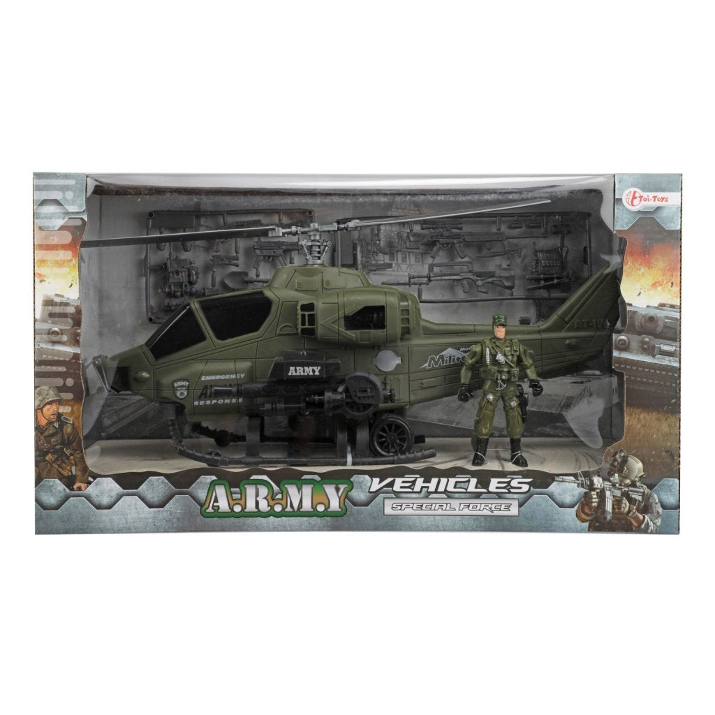 Toi-toys toi toys alfafox militair voertuig met accessoires