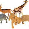 Toi-toys animal world wilde dieren deluxe, 5st.