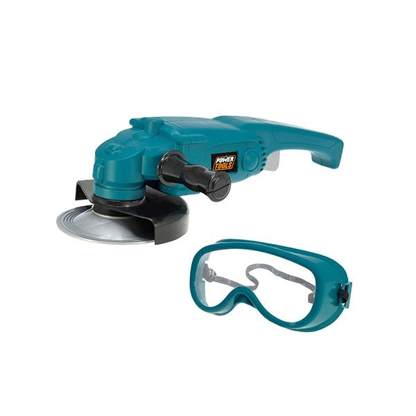 Power tools slijptol met veiligheidsbril