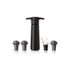 Vacu vin wine saver 5-delige set zwart
