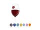 Vacu vin vacuvin glass markers classic set van 8 stuks