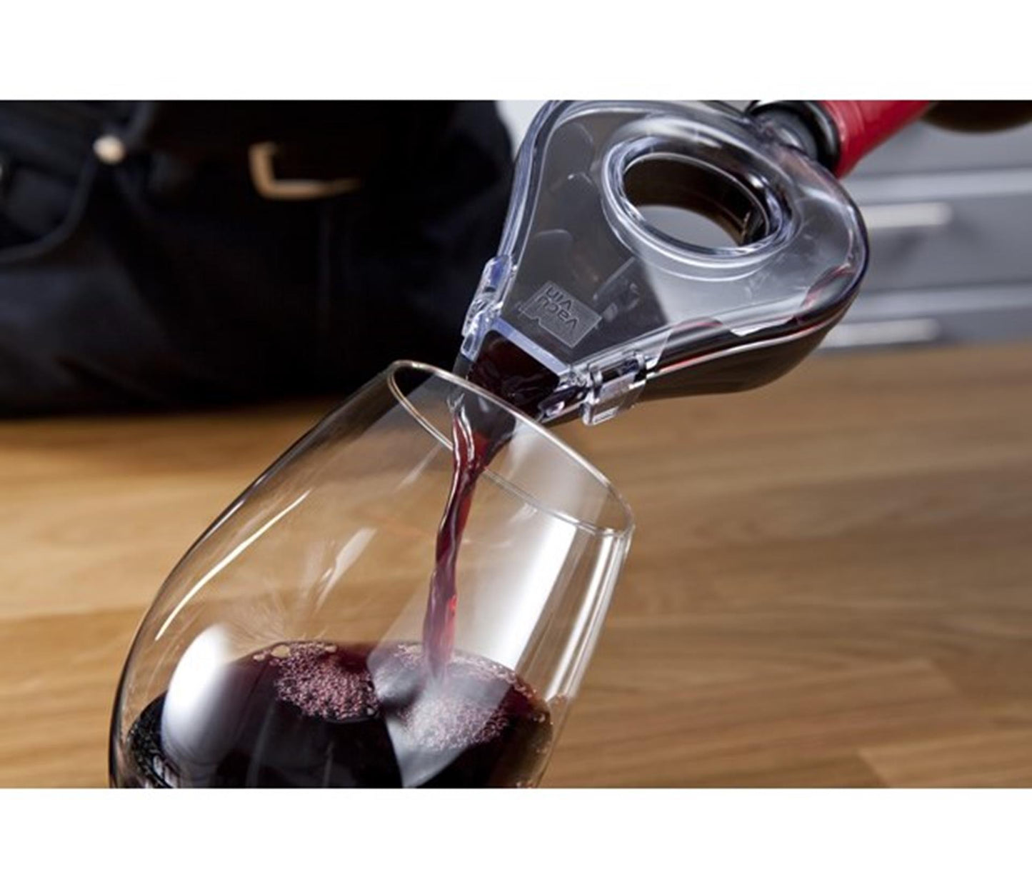 Vacu vin vacuvin wijnbeluchter grijs