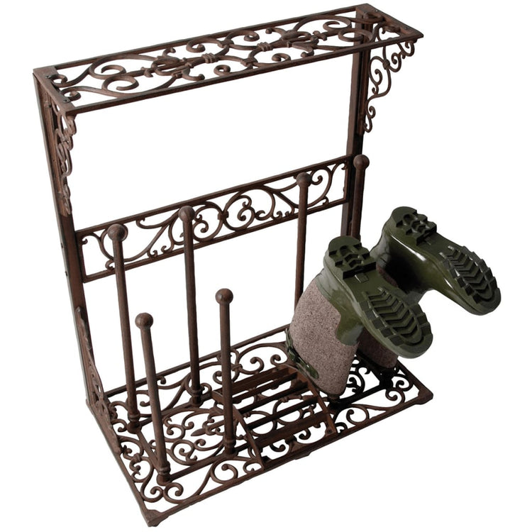 Esschert design laarzenrek maat l gietijzer lh44