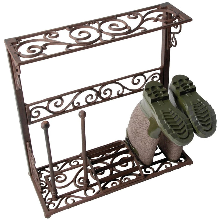 Esschert design laarzenrek s gietijzer lh58